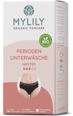 Periodenunterwäsche Hipster Strong, Schwarz - M