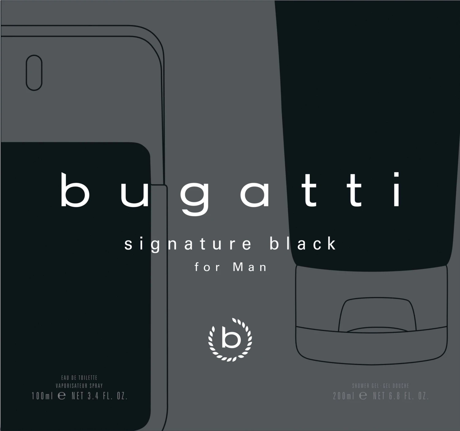 Bugatti Signature Man Black Geschenkset 1 Bugatti Signature Man Black Geschenkset
