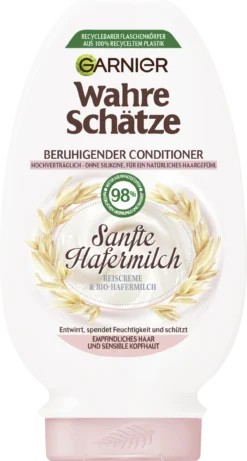 Beruhigende Spülung Sanfte Hafermilch