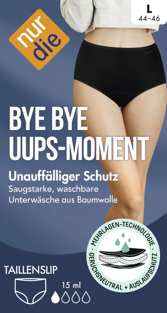 Bye Bye Uups-Moment Taillenslip Schwarz Gr. L 44-46 1 Bye Bye Uups-Moment Taillenslip Schwarz Gr. L 44-46