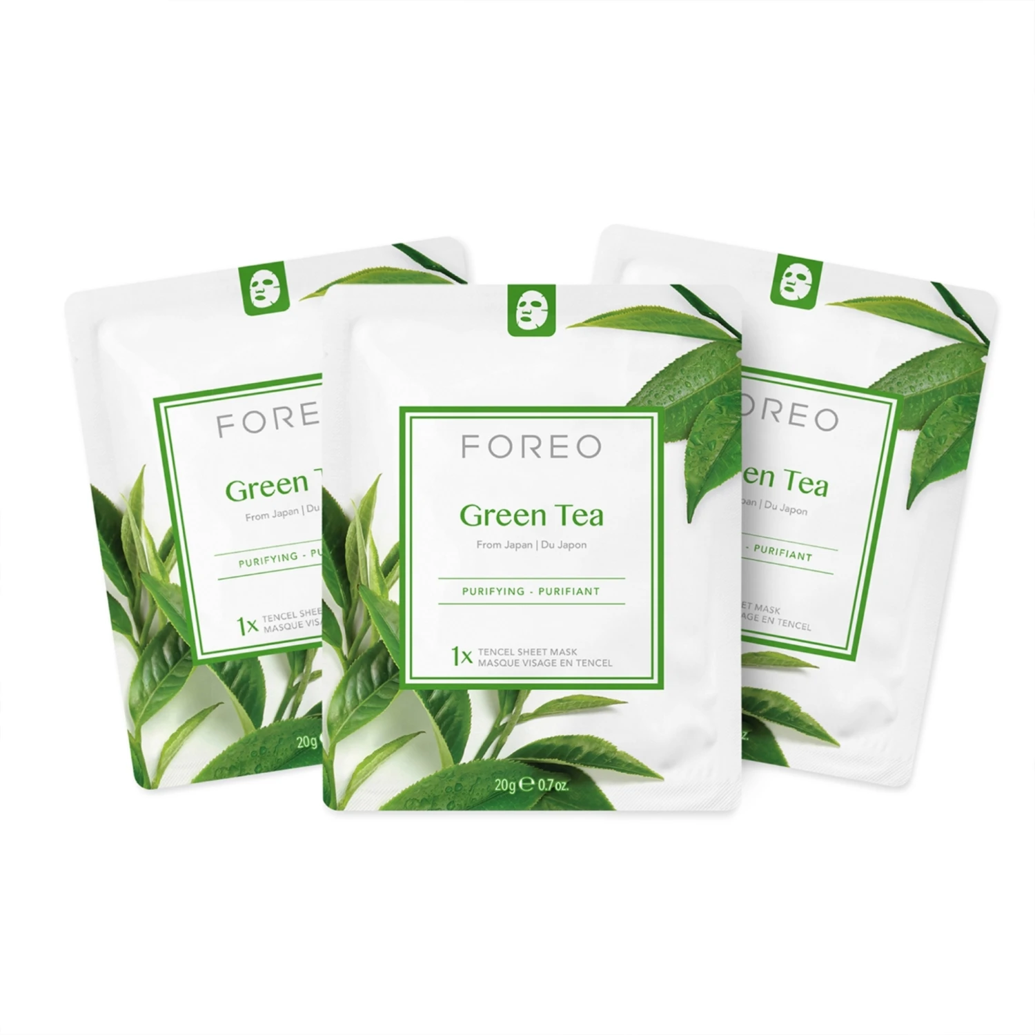 FOREO Farm To Face Collection Green Tea Maske 2 FOREO Farm To Face Collection Green Tea Maske – Bild 2