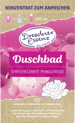 Duschbad Streichelzarte Pfingstrose