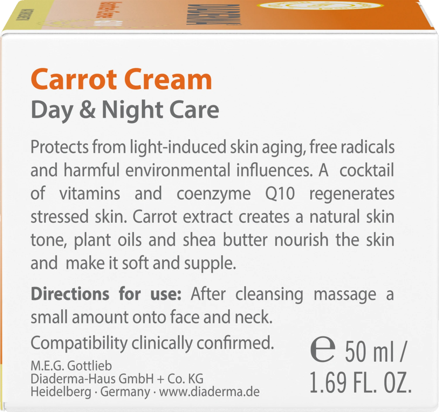 Karotten-Creme Q10 Tag- Und Nachpflege 2 Karotten-Creme Q10 Tag- Und Nachpflege – Bild 2