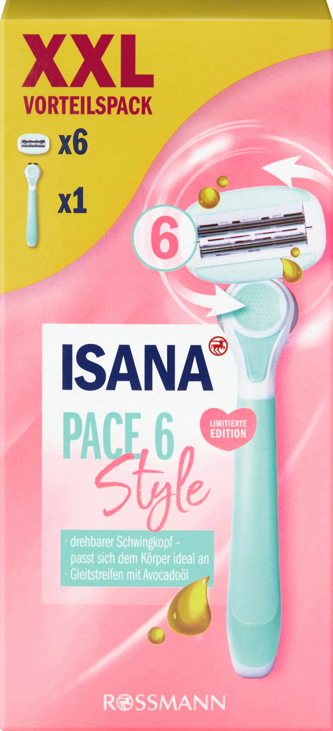 Rasierer Pace 6 Style XXL 1 Rasierer Pace 6 Style XXL