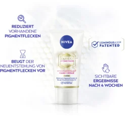 NIVEA Luminous Anti-Pigmentflecken Hochwirksame Hand Creme LSF15 7 NIVEA Luminous Anti-Pigmentflecken Hochwirksame Hand Creme LSF15 -Exquisite Pflege MAM 9306070 SHOP IMAGE 1.4