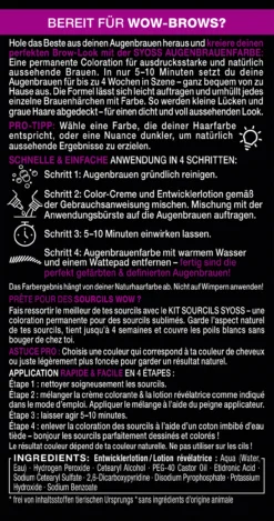 Syoss Augenbrauen Kit Hellbraun 5-1 -Exquisite Pflege MAM 9355920 SHOP IMAGE 1.4