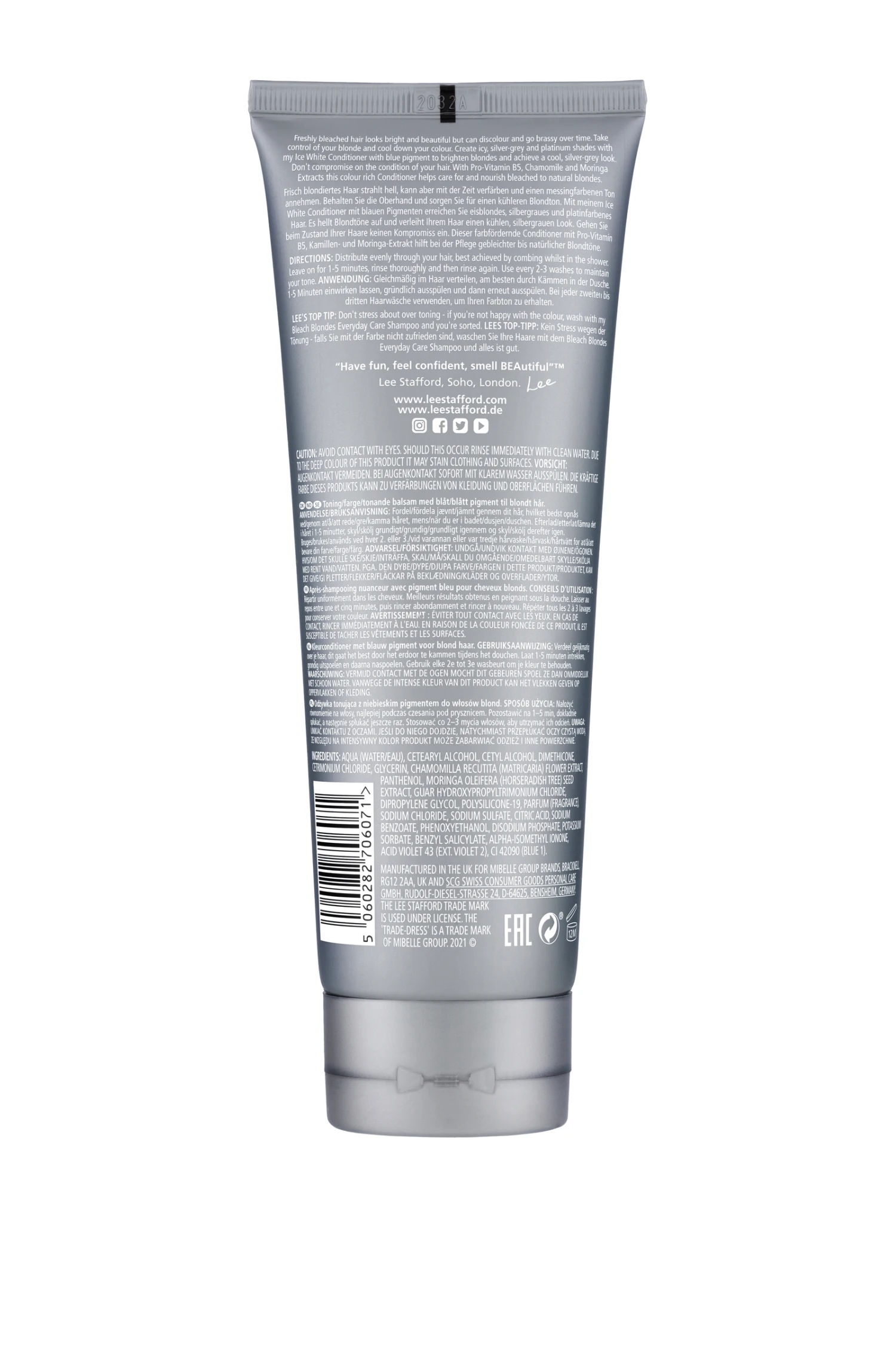 Bleach Blondes Ice White Tönungsspülung 2 Bleach Blondes Ice White Tönungsspülung – Bild 2