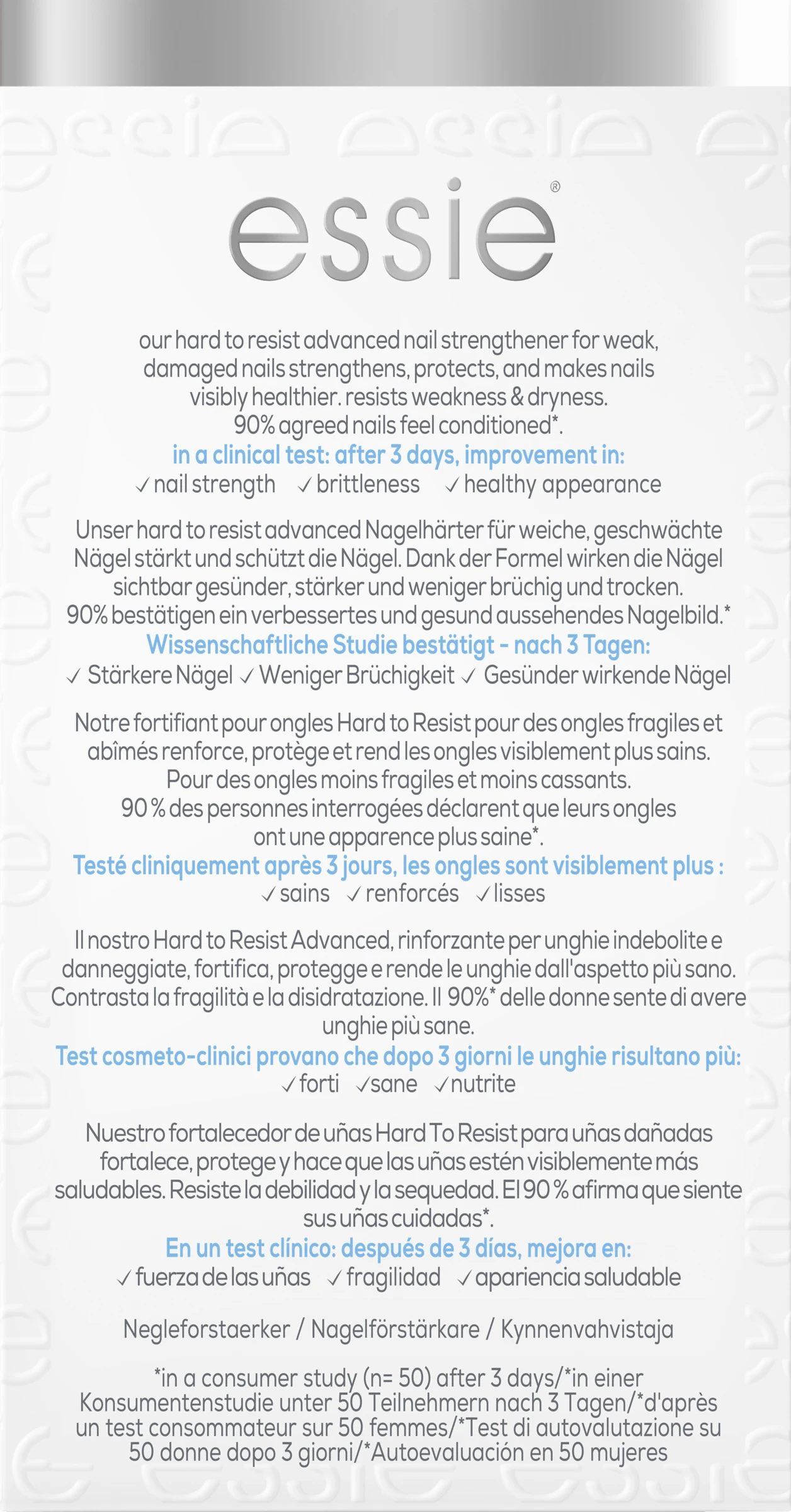 Essie CARE Hard To Resist Clear 2 Essie CARE Hard To Resist Clear – Bild 2