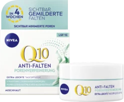 NIVEA Q10 Power Anti-Falten + Porenverfeinerung Tagespflege LSF 15 10 NIVEA Q10 Power Anti-Falten + Porenverfeinerung Tagespflege LSF 15 -Exquisite Pflege MAM 9765344 SHOP IMAGE 1.4