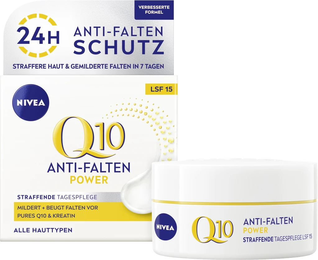 NIVEA Q10 Power Anti-Falten + Straffung Tagespflege LSF 15 4 NIVEA Q10 Power Anti-Falten + Straffung Tagespflege LSF 15 – Bild 4