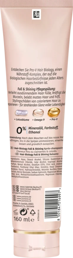 Pflegespülung Full & Shining 7 Pflegespülung Full & Shining -Exquisite Pflege MAM 9796604 SHOP IMAGE 2.3